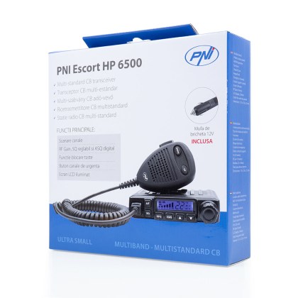 Rádiová stanica PNI Escort HP 6500 CB multištandardná + CB PNI ML70 anténa